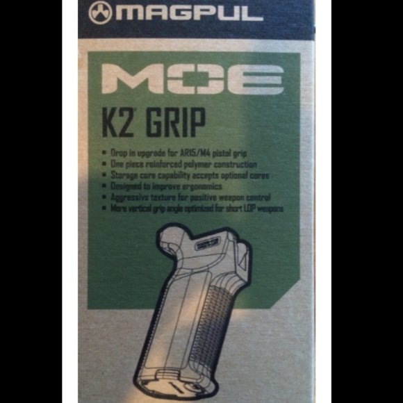 Featureless California Fin Grip Wrap Magpul Moe K2 AR 223 CA Legal Compliant - Picture 2 of 3